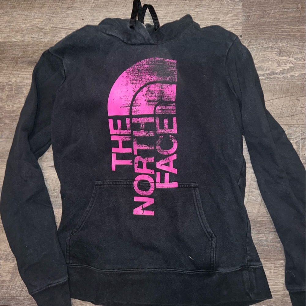 north face black sweatshirt